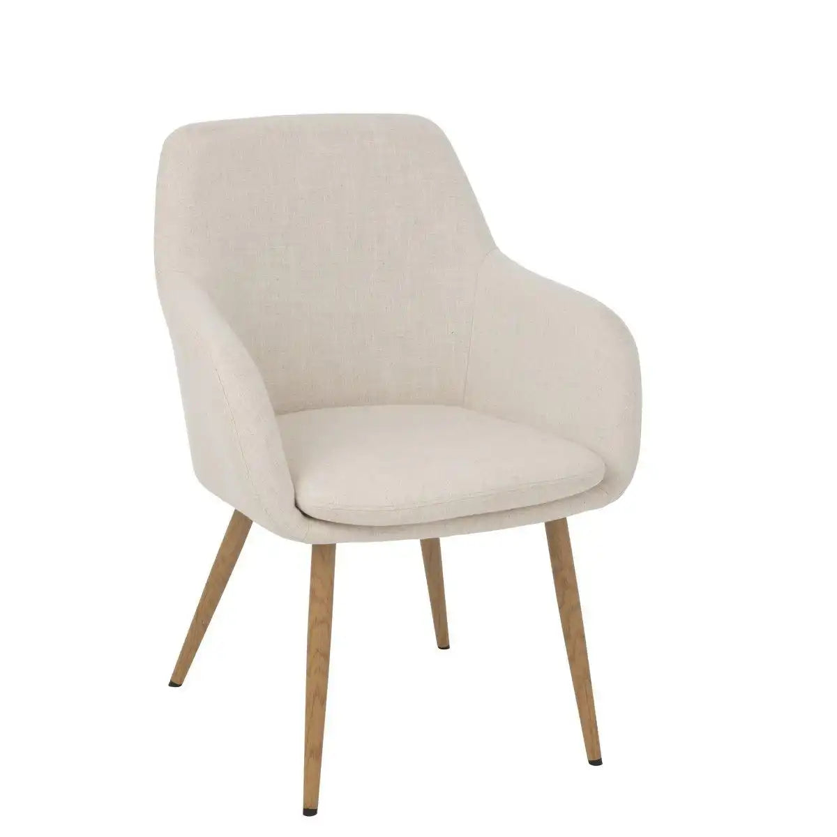 Stuhl Miles Stahl/Schaum Elfenbein - HomeDesign Knaus