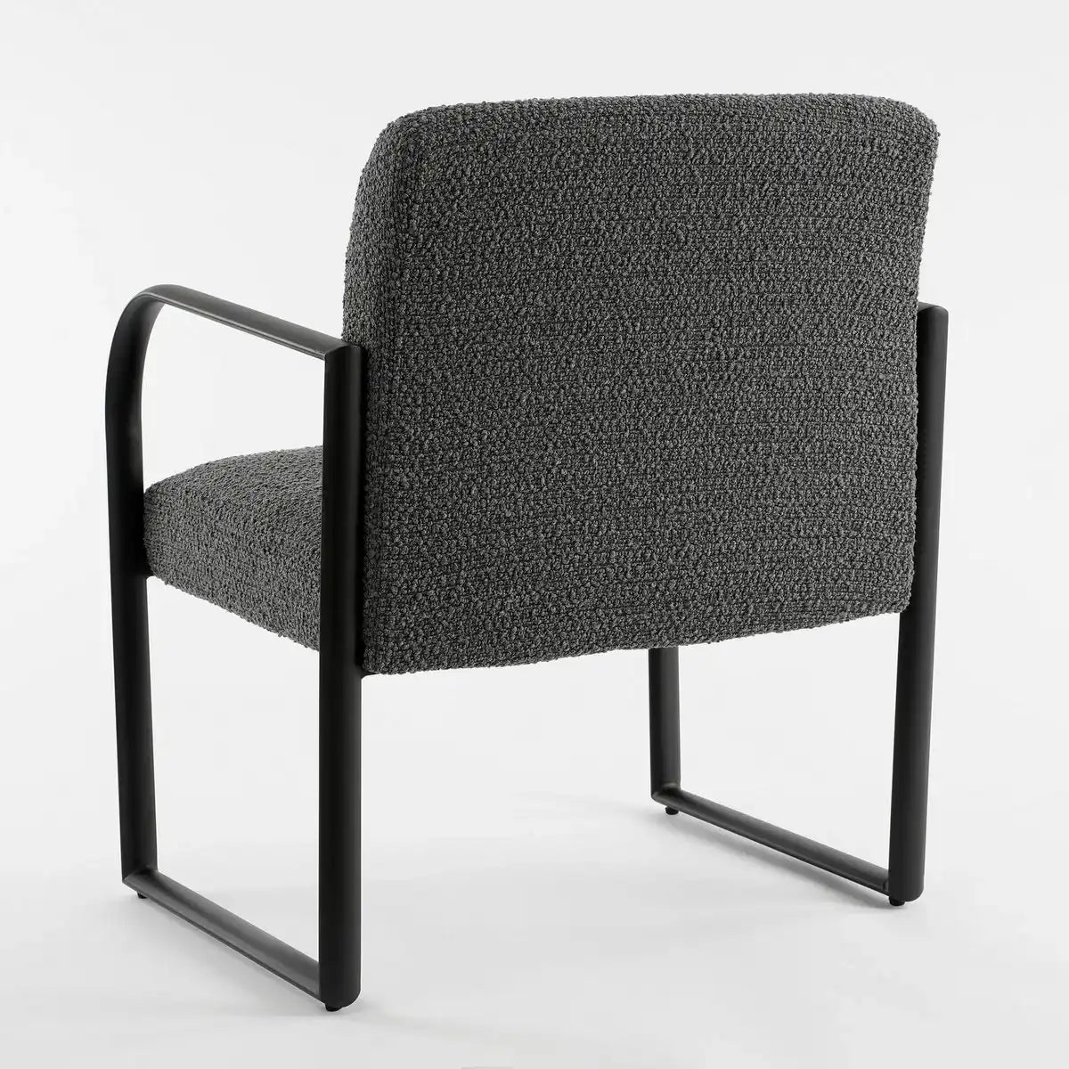 Symon Sessel – L72 x B69 x H81 cm – Dunkelgrau - HomeDesign Knaus