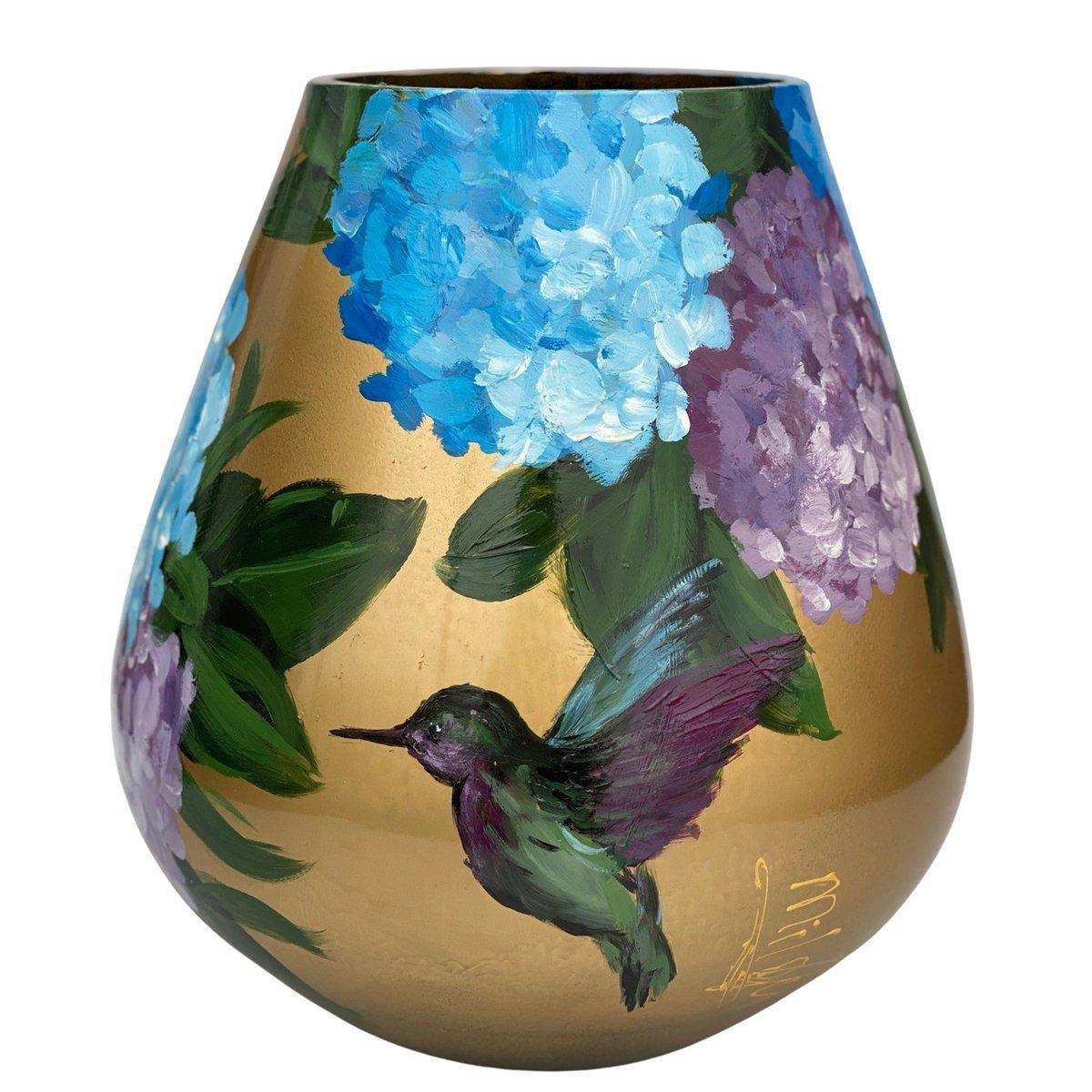 Tasmanische Vögel und Blumen Ø26 x H28 cm - HomeDesign Knaus