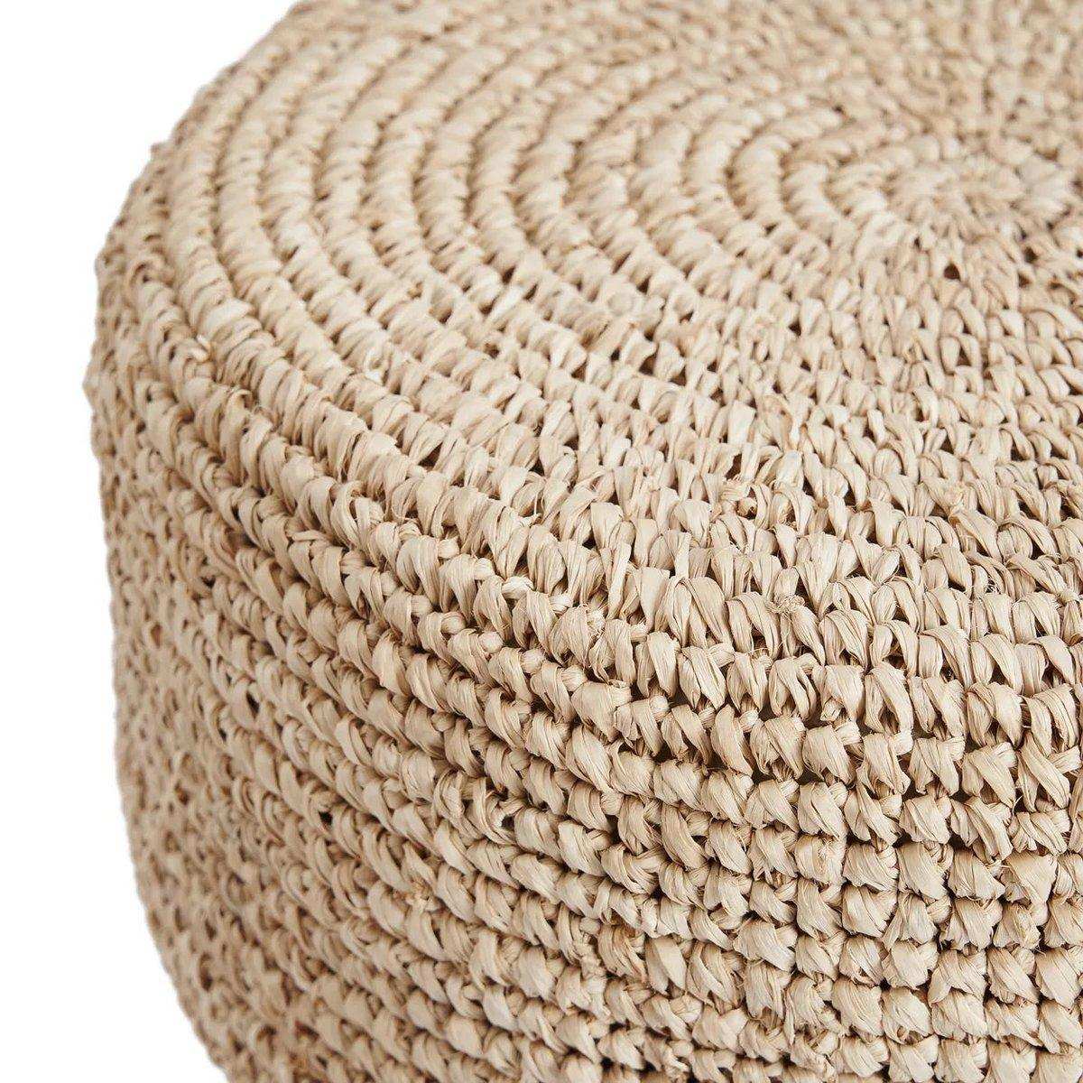 Teakholz Barhocker handgewebt Rustika - HomeDesign Knaus