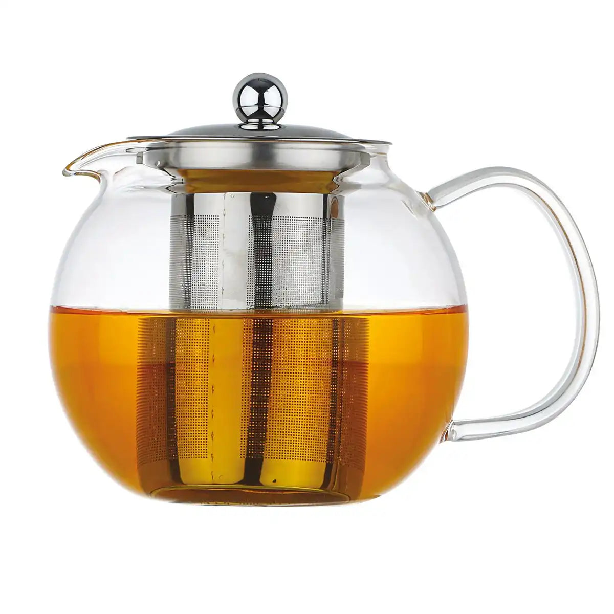 TEEKANNE KUGEL 1L FILTER UND DECKEL AUS EDELSTAHL - HomeDesign Knaus