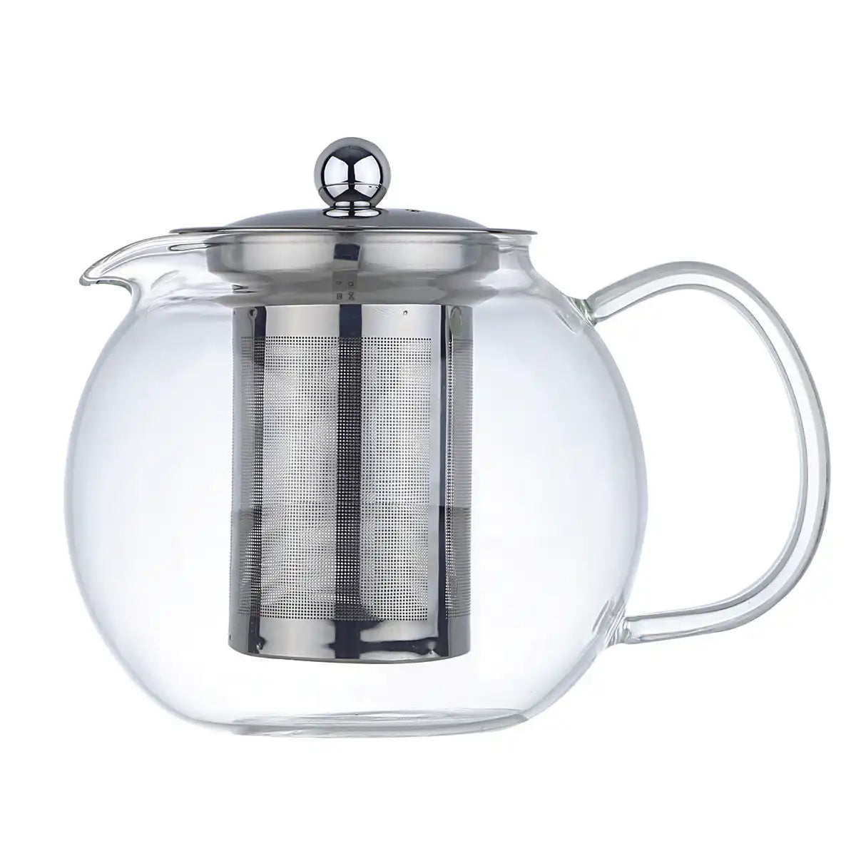 TEEKANNE KUGEL 1L FILTER UND DECKEL AUS EDELSTAHL - HomeDesign Knaus