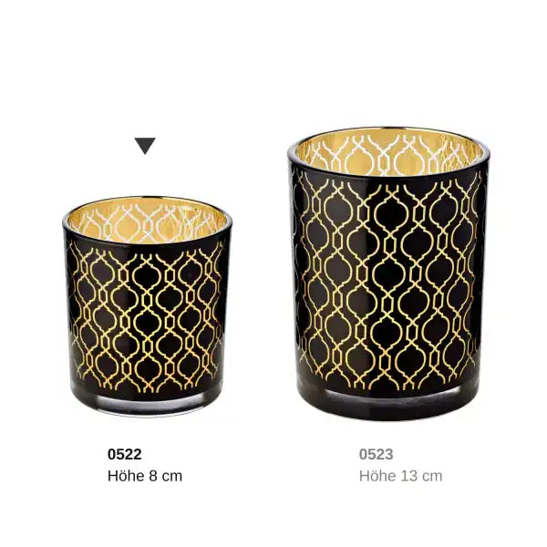 Teelicht Raute Ø 7cm, H 8 cm - HomeDesign Knaus