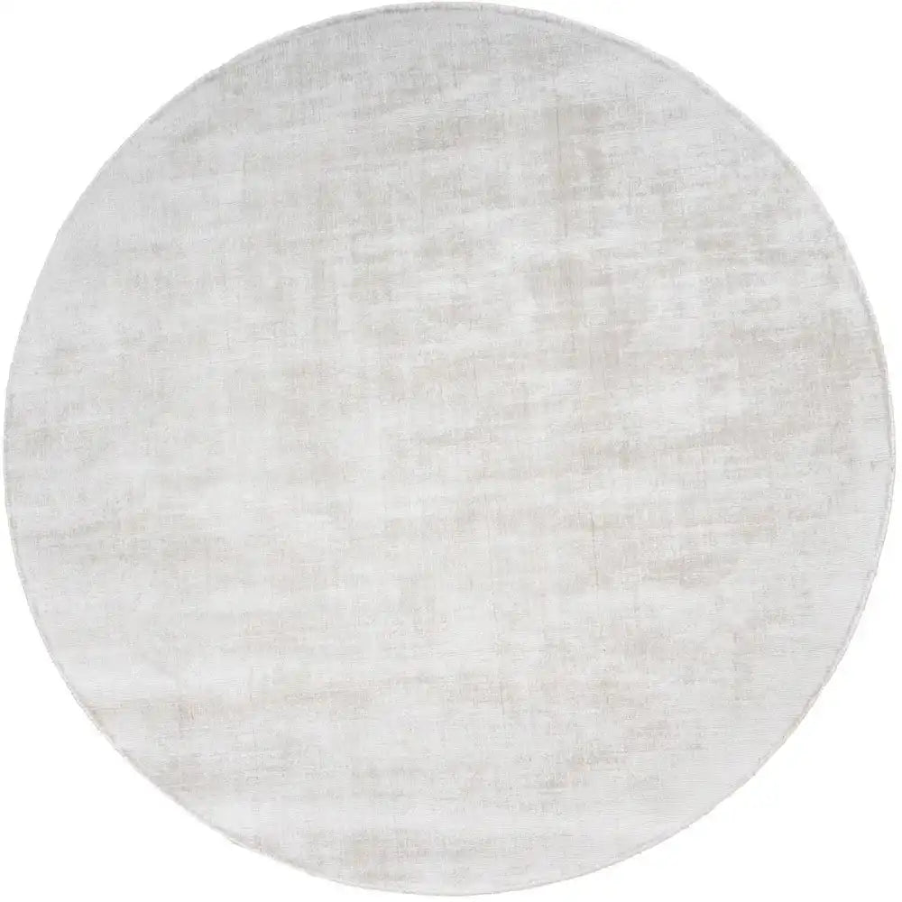 Teppich Cos – Viskose Elfenbein Rund ø150 cm - HomeDesign Knaus