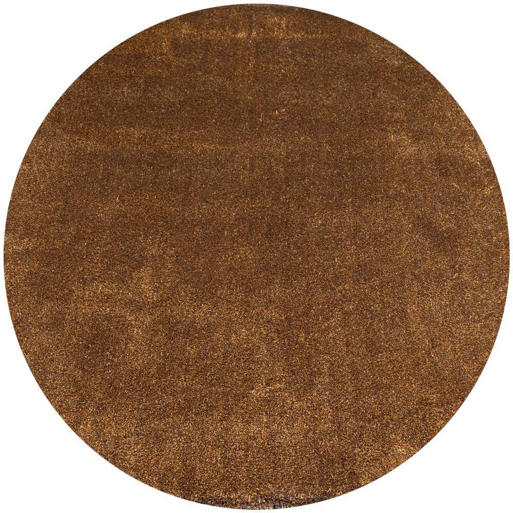 Teppich Lago Ocker 69 – Rund ø200 cm - HomeDesign Knaus