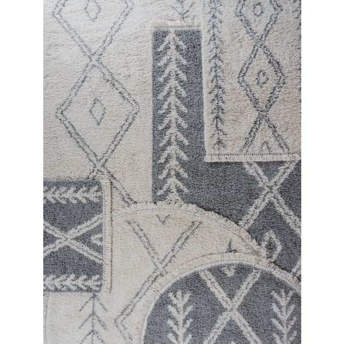 Teppich Rabat Creme Rund ø200 cm - HomeDesign Knaus