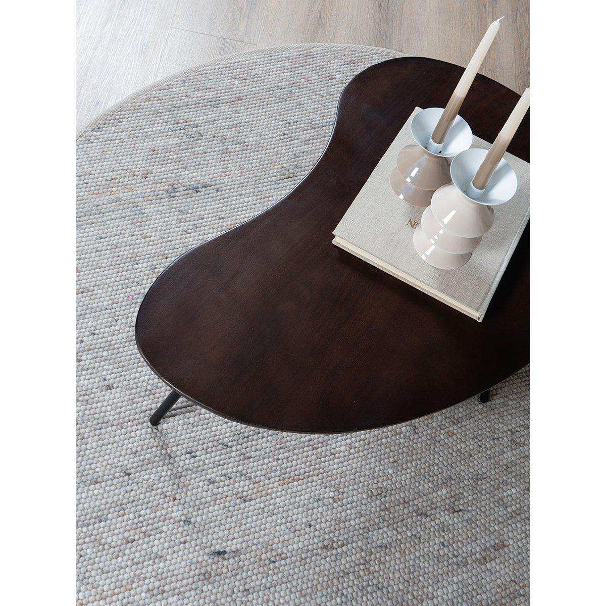 Teppich Scott Dunkelbeige Rund ø160 cm - HomeDesign Knaus
