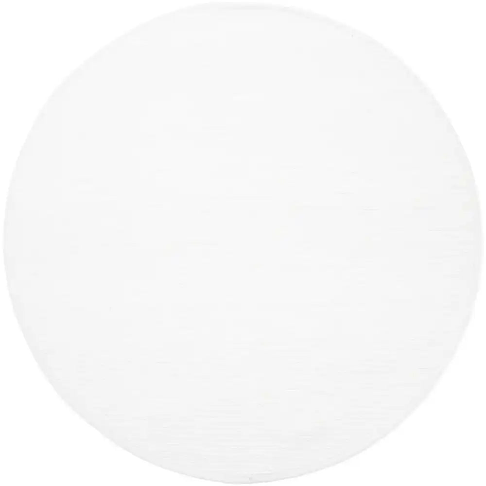 Teppich Scott Weiß rund ø200 cm - HomeDesign Knaus
