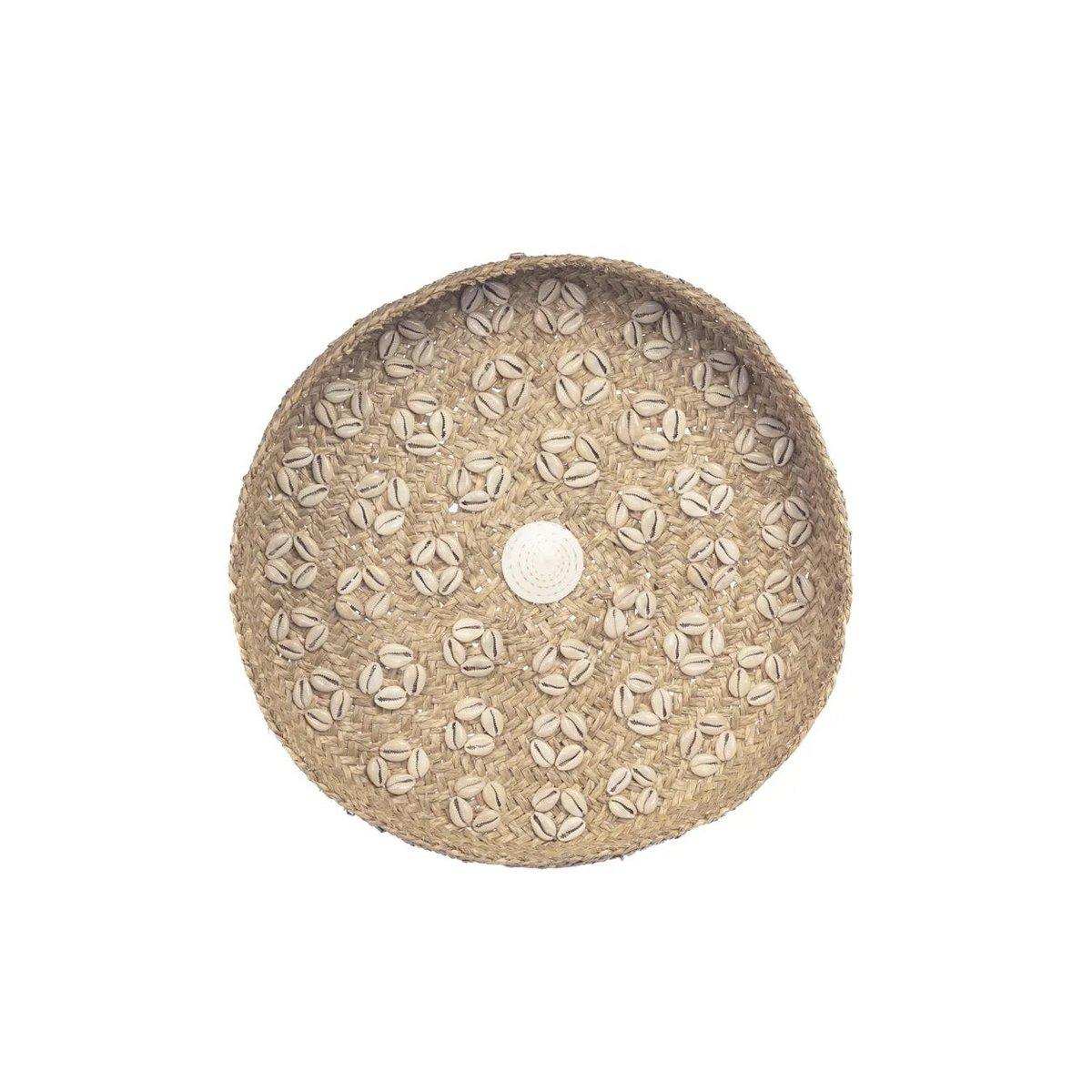 The Caribe Shell Teller – Naturweiß – M - HomeDesign Knaus