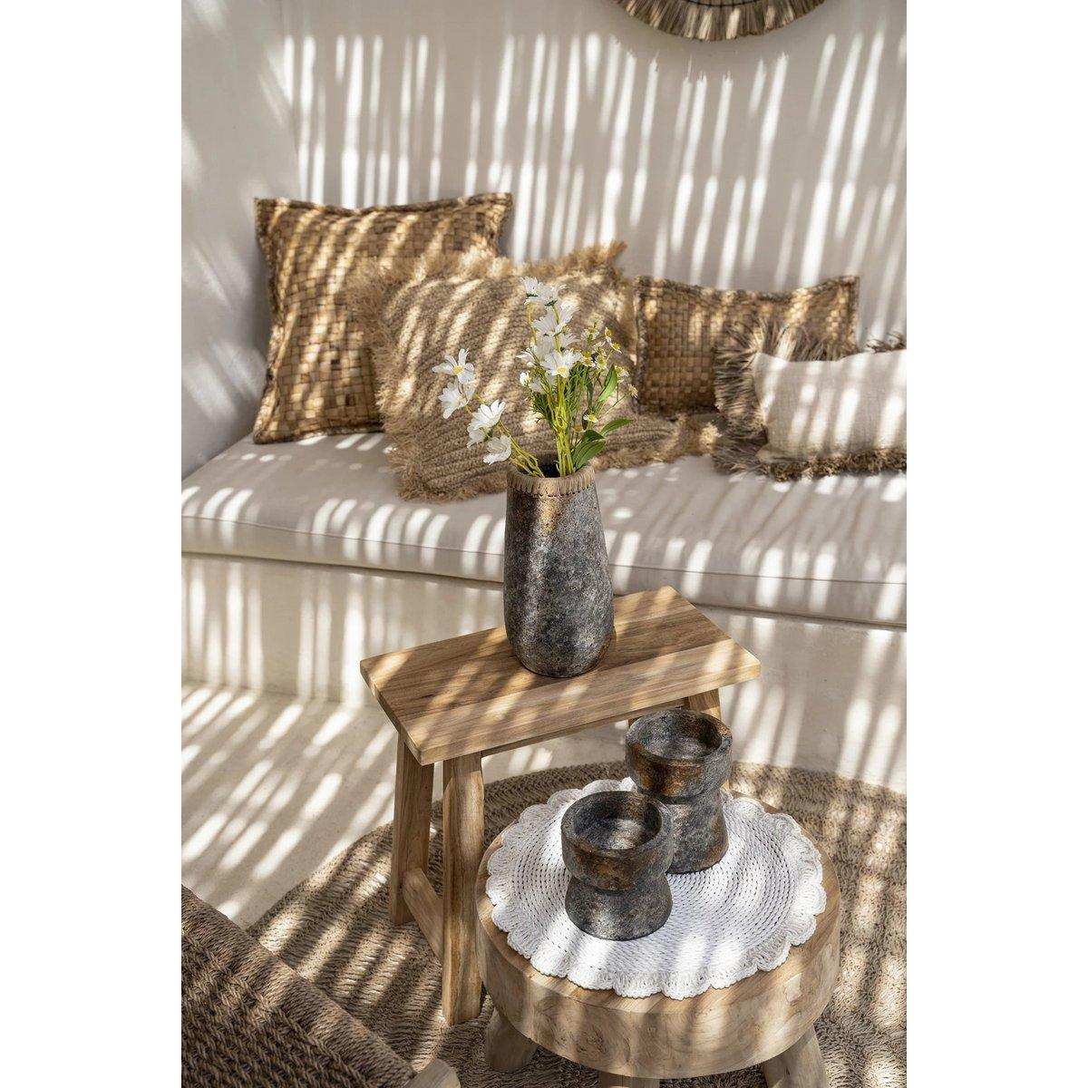 The Gypsy Kerzenhalter – Antikgrau – L - HomeDesign Knaus