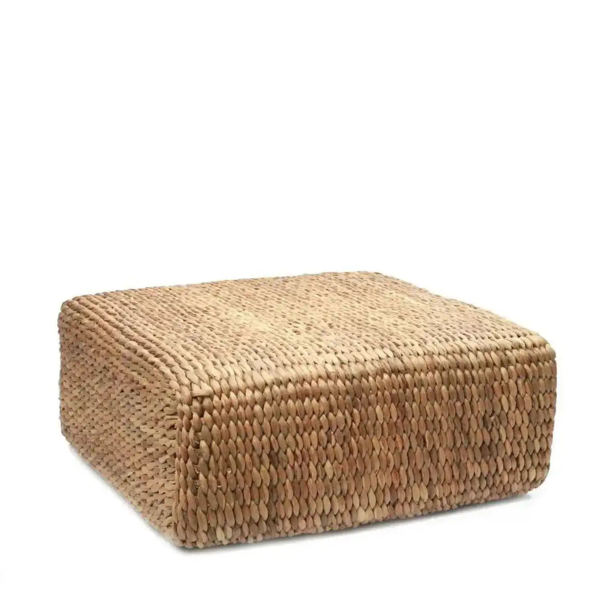 The Hyacinth Pouffe Square - Natur - M - HomeDesign Knaus