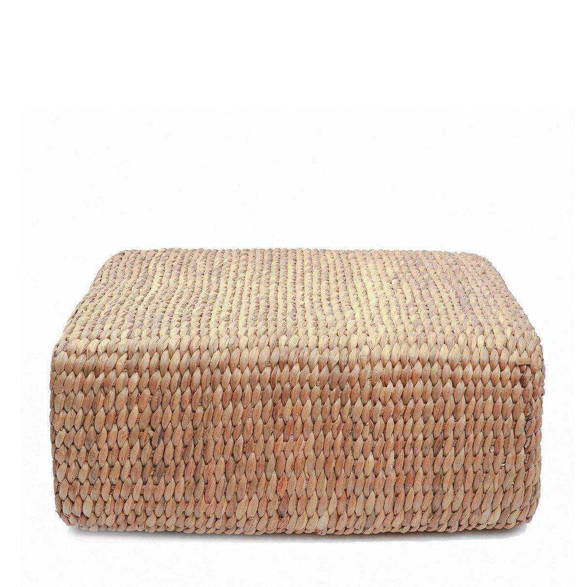 The Hyacinth Pouffe Square - Natur - M - HomeDesign Knaus