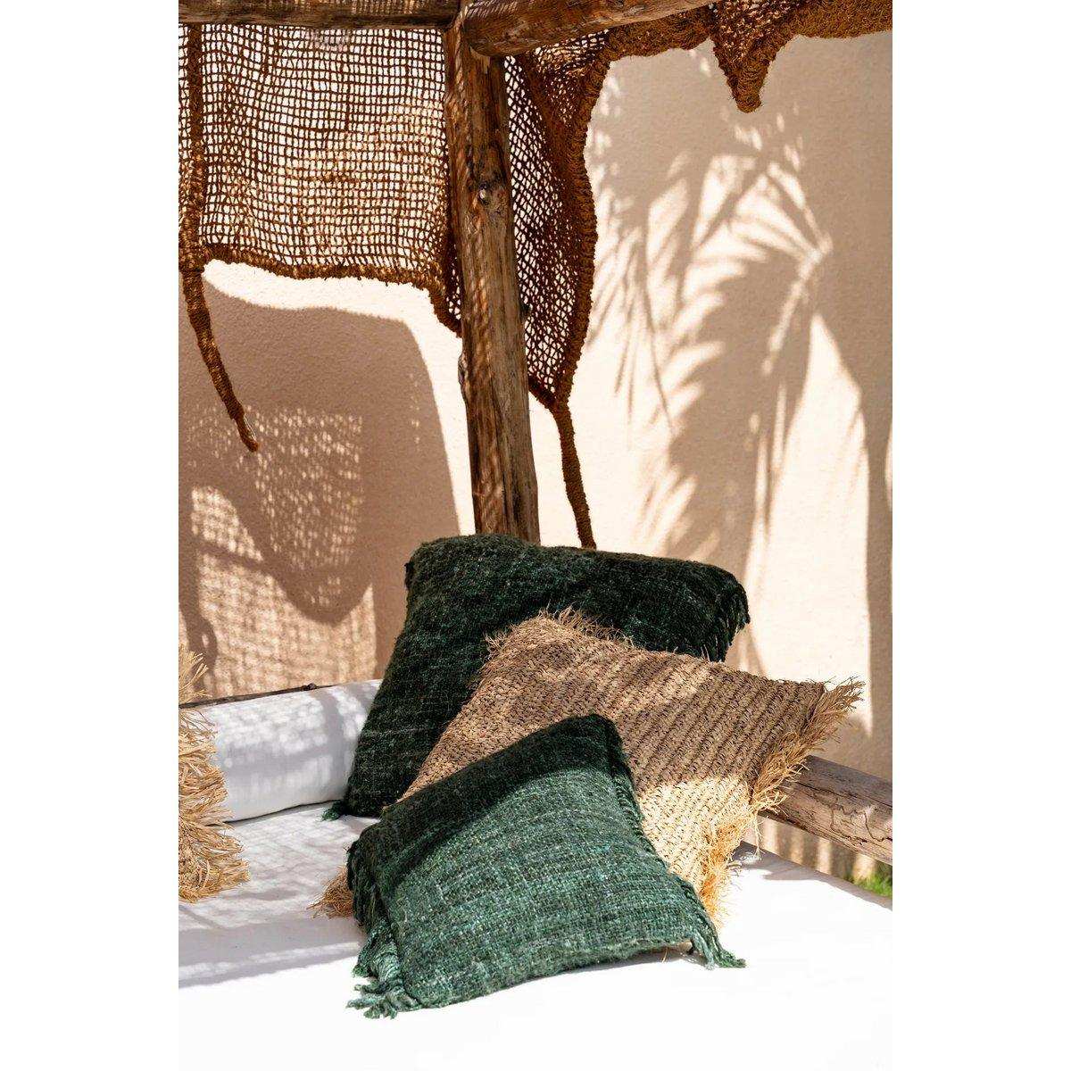 The Oh My Gee Kissenhülle - Waldgrün - 40x40 - HomeDesign Knaus