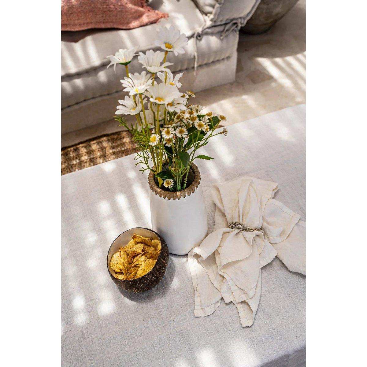 The Sneaky Vase - Weiß Natur - L - HomeDesign Knaus