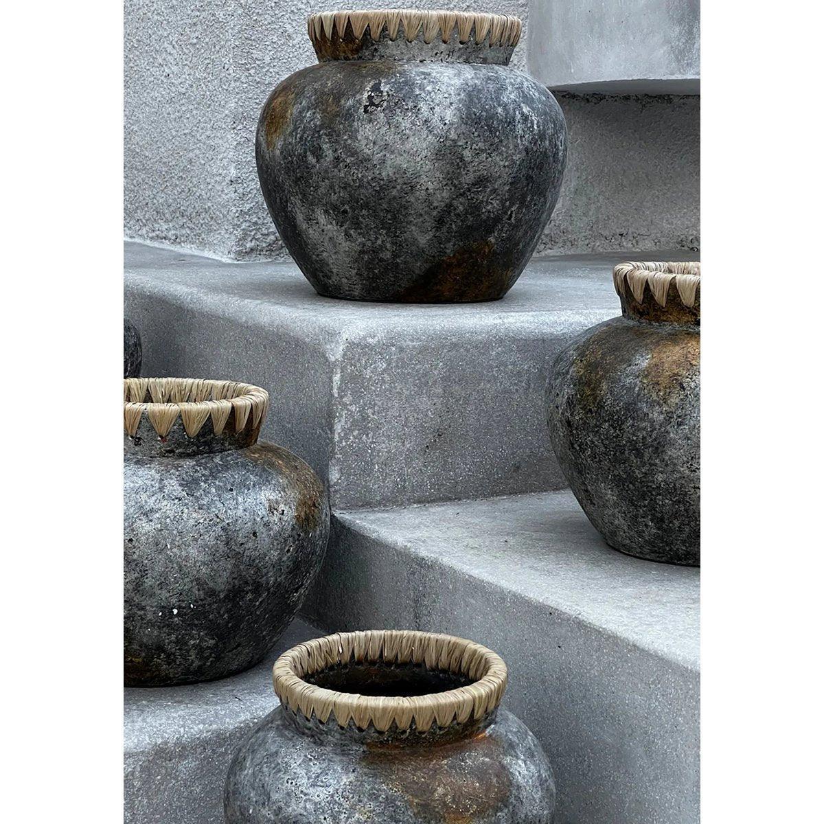 The Styly Vase - Antikgrau - L - HomeDesign Knaus