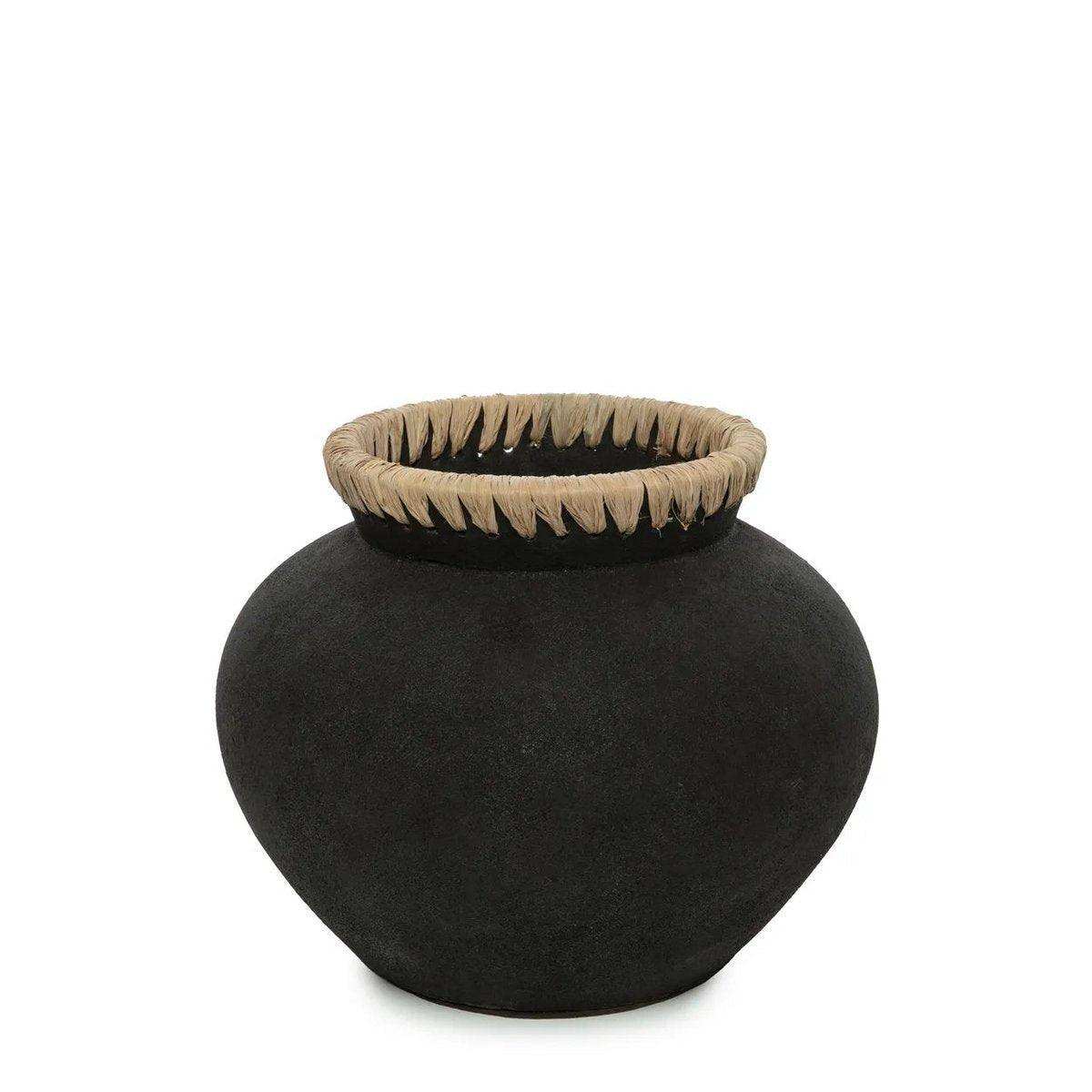 The Styly Vase - Schwarz Natur - M - HomeDesign Knaus