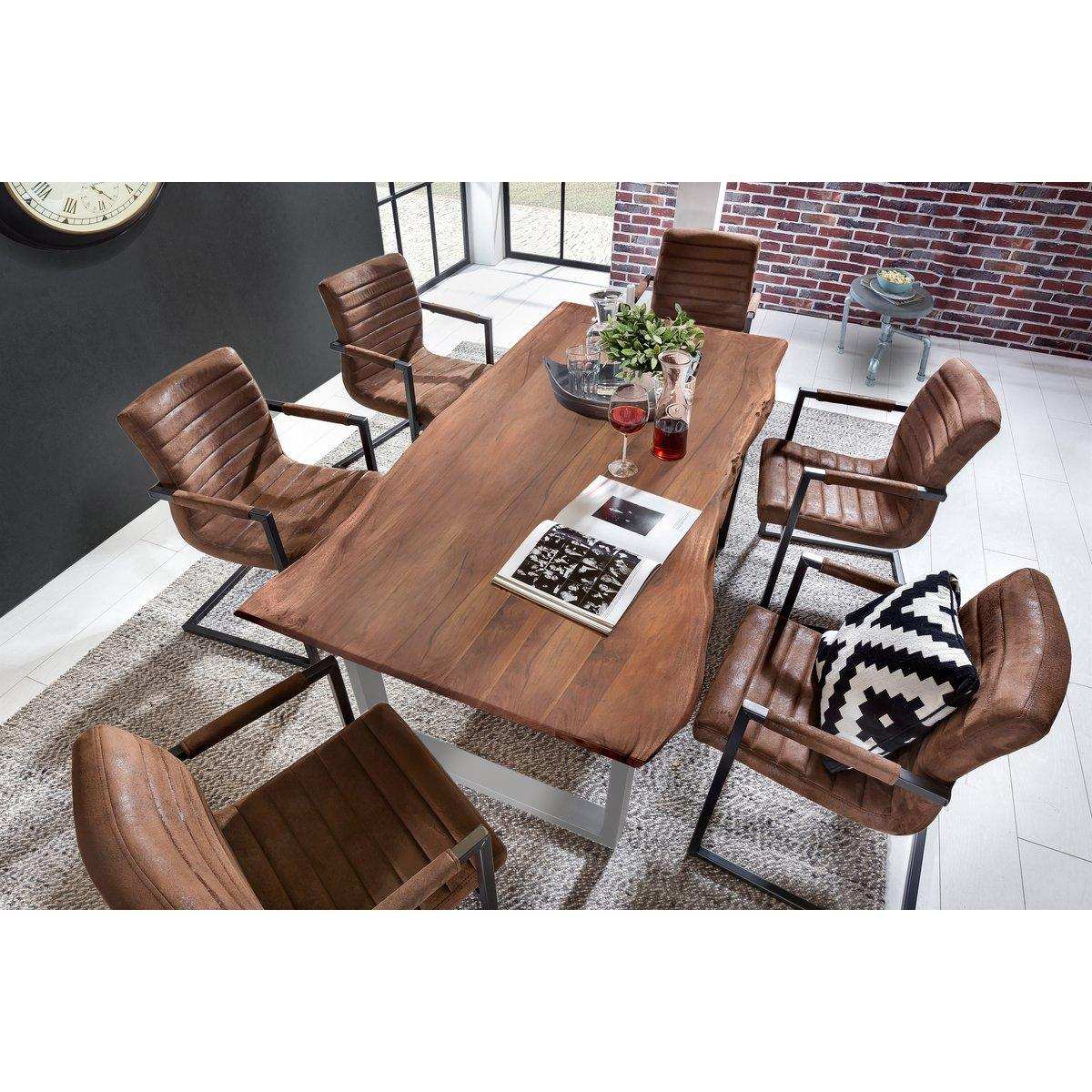 Tisch 160 x 85 cm mit Baumkante wie gewachsen - HomeDesign Knaus