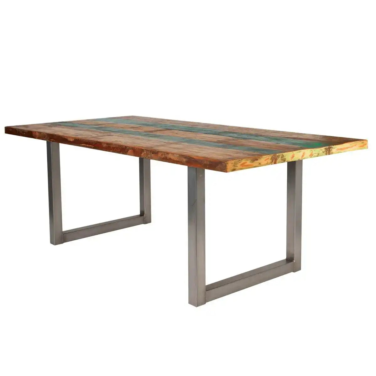 Tisch 180x100 cm, buntes Altholz - HomeDesign Knaus