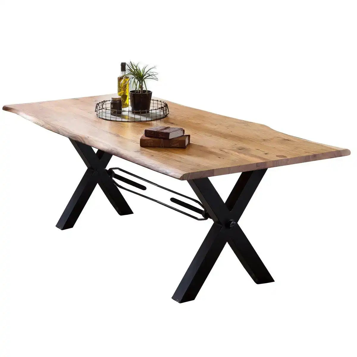 Tisch 200x100 cm, Akazie natur - HomeDesign Knaus
