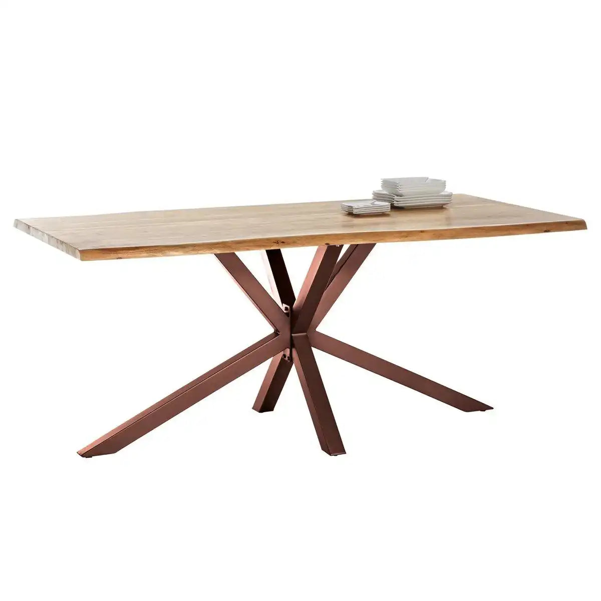 Tisch 220x100 cm, Akazie natur - HomeDesign Knaus