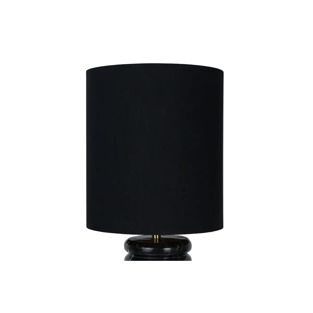 Tischleuchte Marmor/Baumwolle Schwarz - HomeDesign Knaus