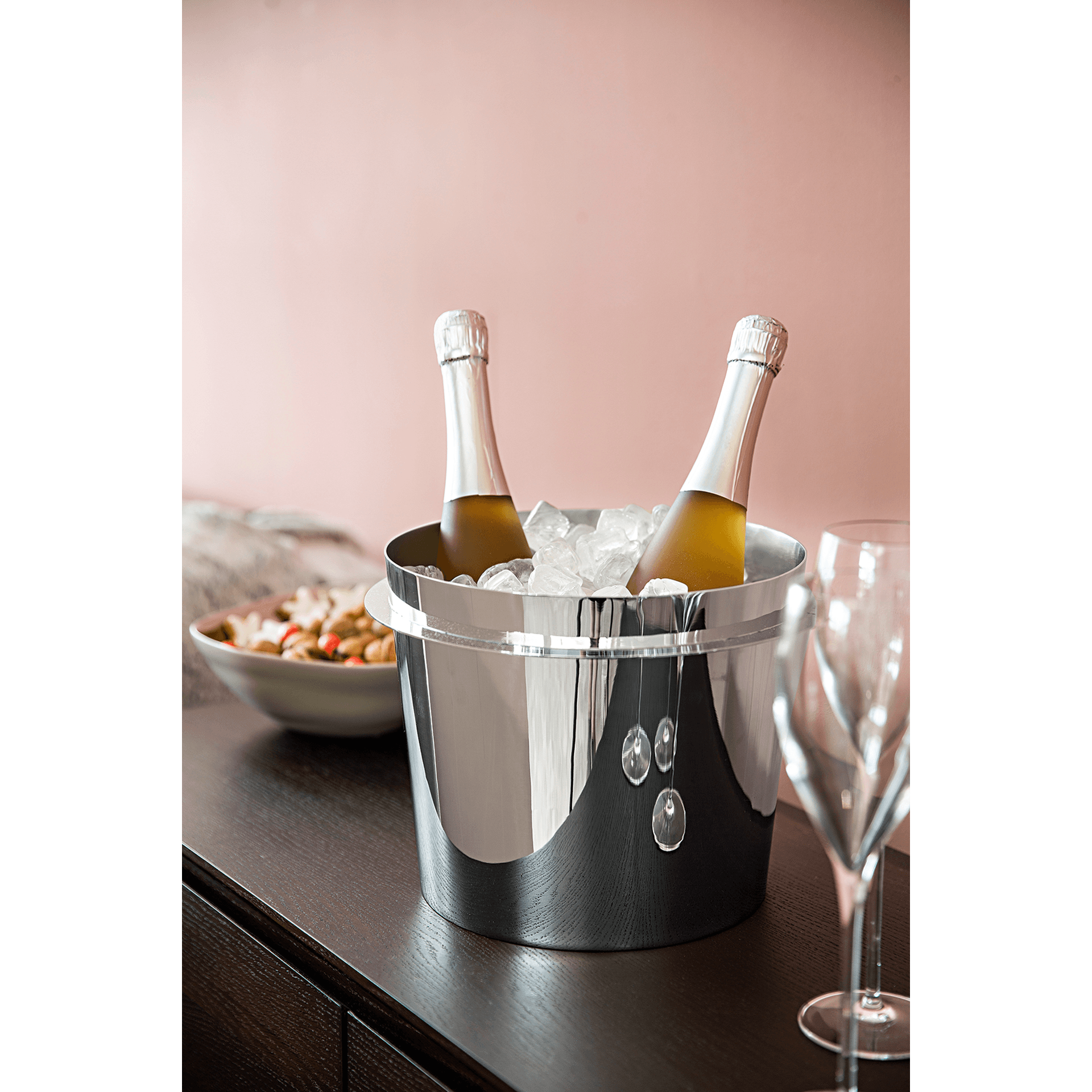 Titan Flaschenkühler Weinkühler Champagner hochglanz Unikat - HomeDesign Knaus