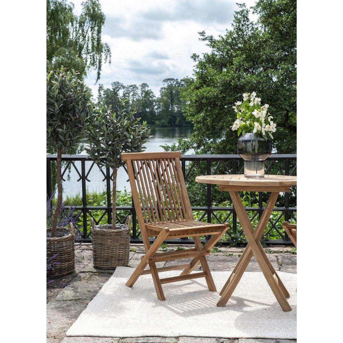 Toledo Teak-Esszimmerstuhl – 2er-Set - HomeDesign Knaus