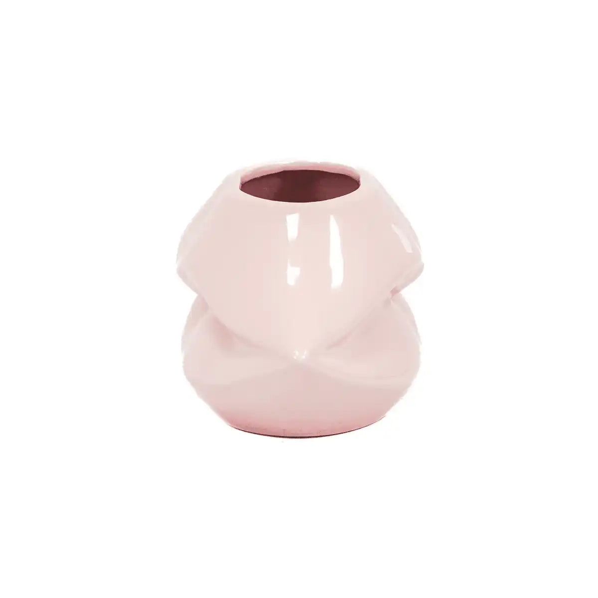 Topf - Lippe - Keramik - Hellrosa - 21x19x11cm - HomeDesign Knaus