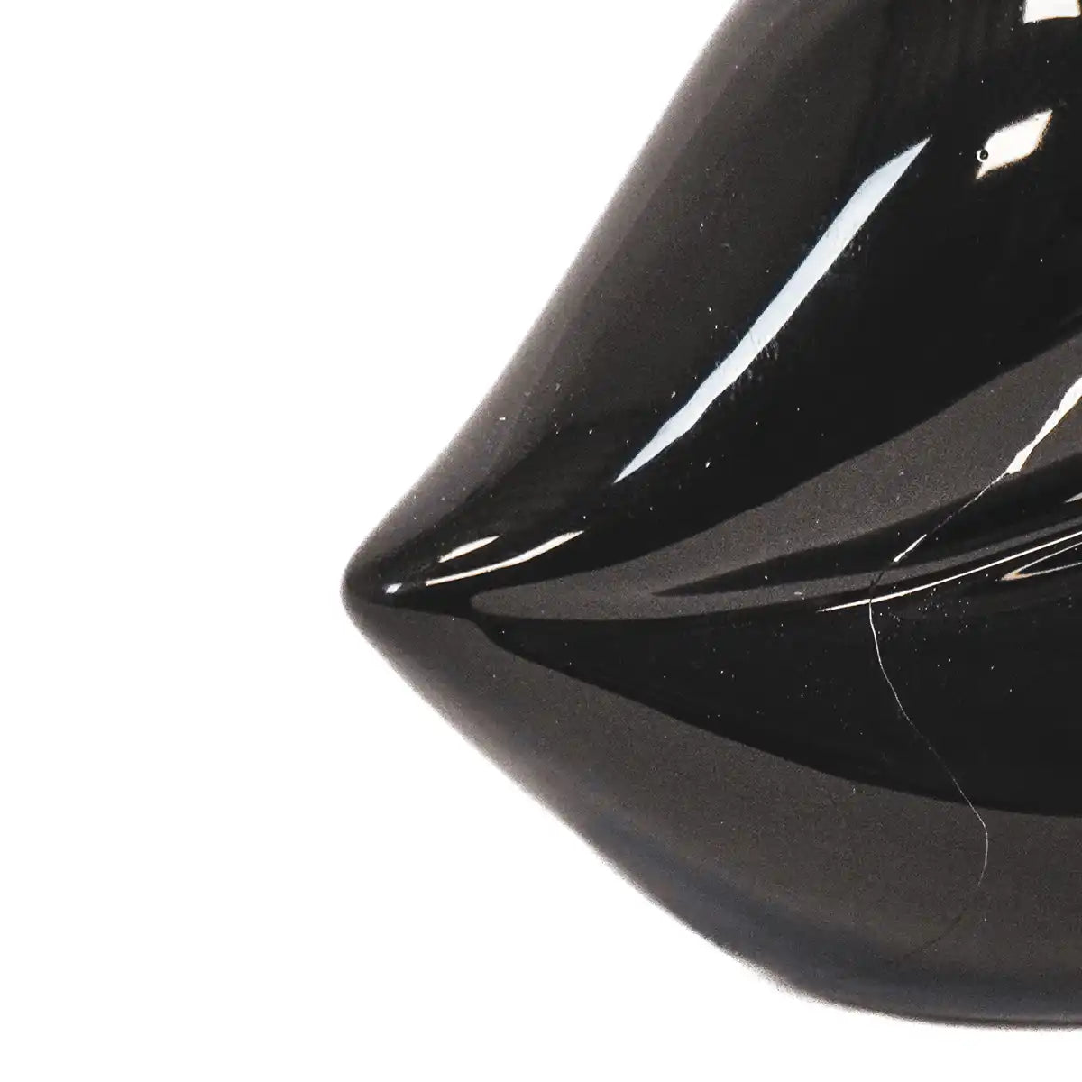 Topf - Lippe - Keramik - Schwarz - 15,5x6,5x7,5cm - HomeDesign Knaus