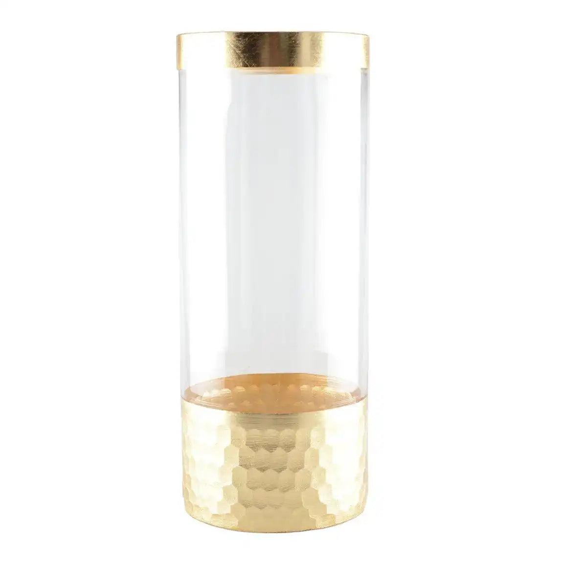 Transparente Vase und Dore H30CM - HomeDesign Knaus