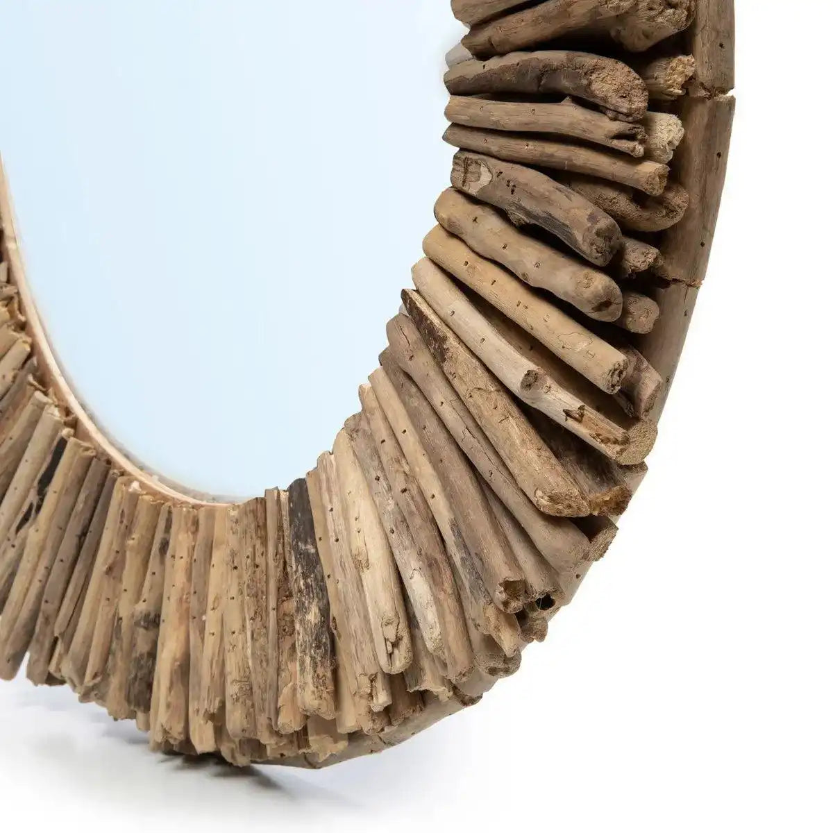 Treibholz Natur Wandspiegel Driftwood Spiegel 60 cm - HomeDesign Knaus