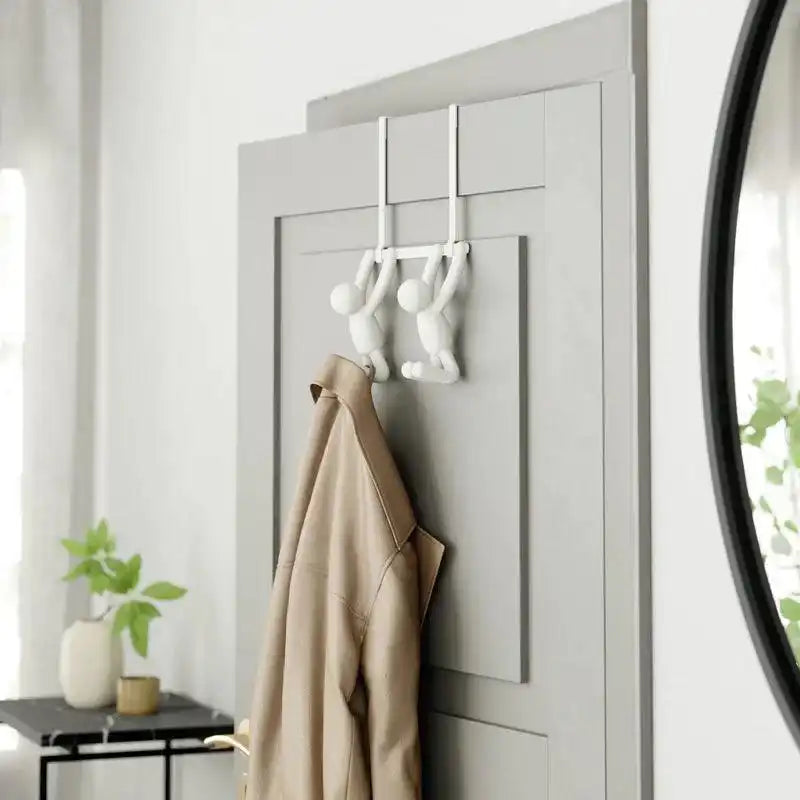 Türhaken Haken weiß schwarz Buddy - HomeDesign Knaus