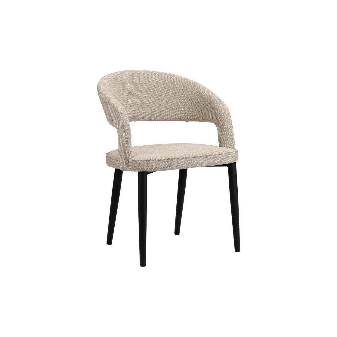Tusk Stuhl Beige (feuerhemmend) (2er-Set) - HomeDesign Knaus