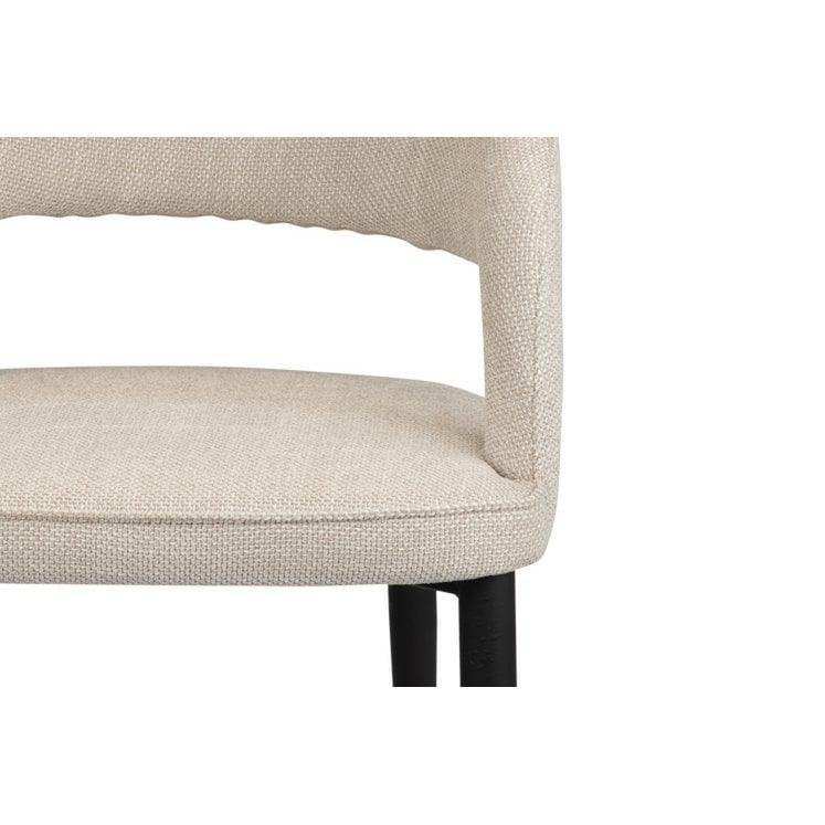 Tusk Stuhl Beige (feuerhemmend) (2er-Set) - HomeDesign Knaus