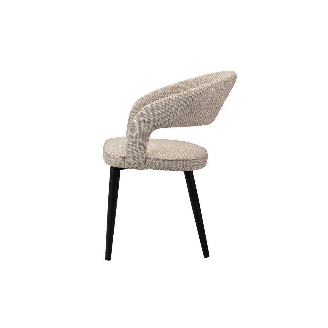 Tusk Stuhl Beige (feuerhemmend) (2er-Set) - HomeDesign Knaus