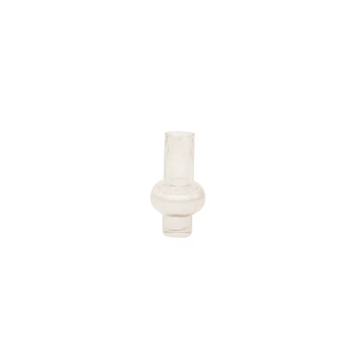 Vase - Art Deco - Ribble - Glas - Braun - 13,5x25cm - HomeDesign Knaus