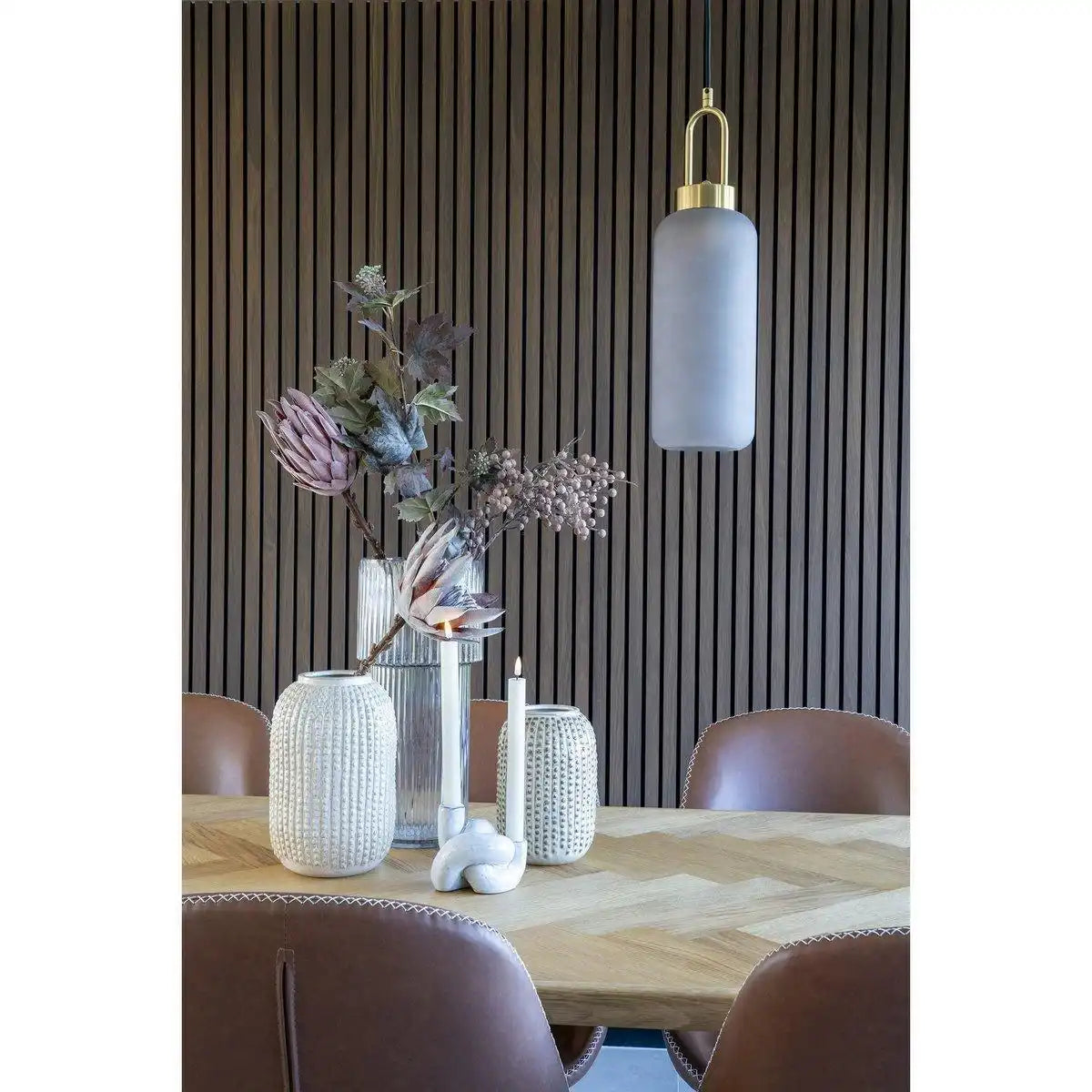 Vase - Beige - HomeDesign Knaus