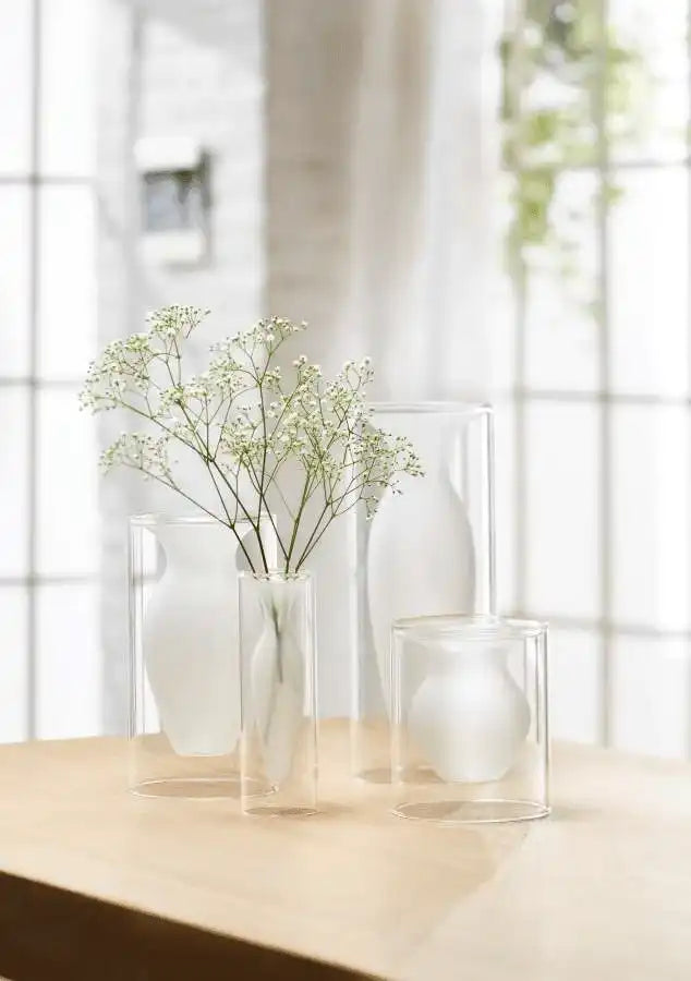 Vase Blumenvase Dekovase Luxus hochwertig mundgeblasen - HomeDesign Knaus