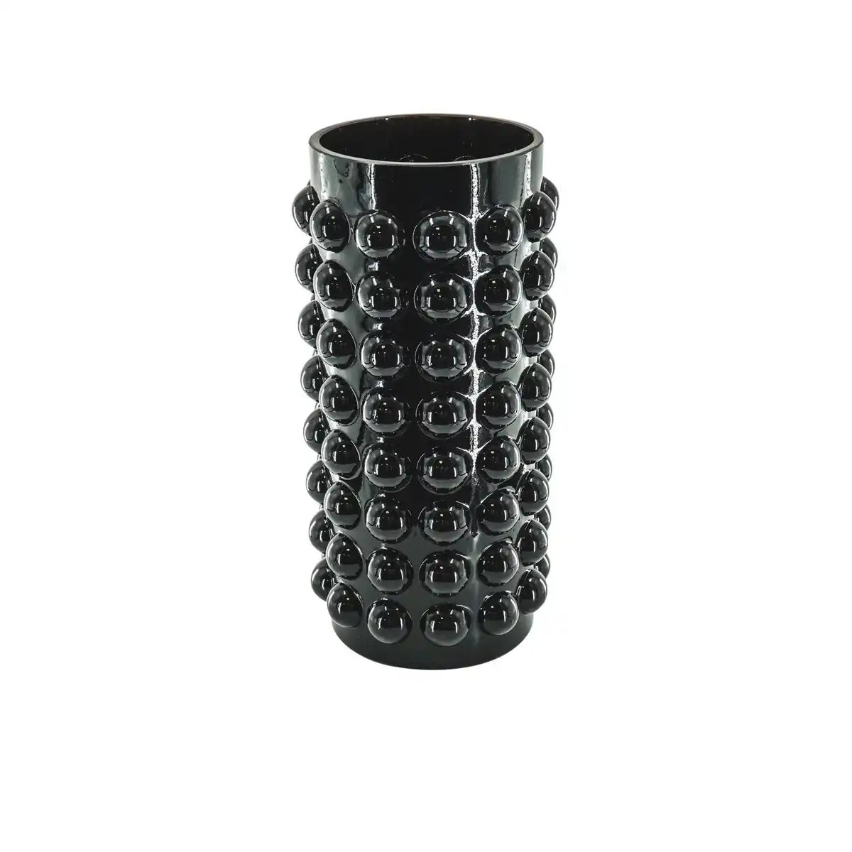 Vase - Bubbles - Glas - Schwarz - 13x26,5cm - HomeDesign Knaus