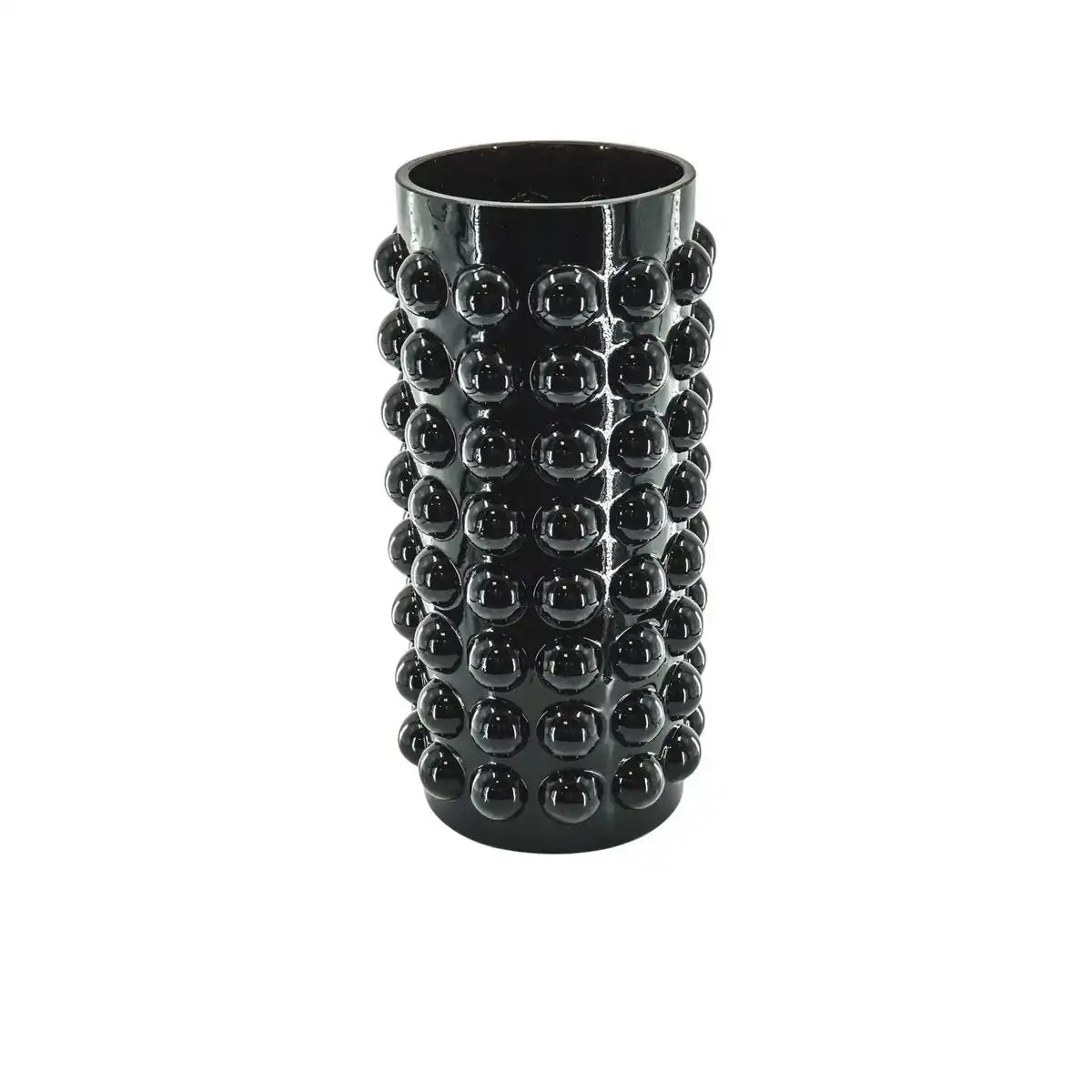 Vase - Bubbles - Glas - Schwarz - 13x26,5cm - HomeDesign Knaus