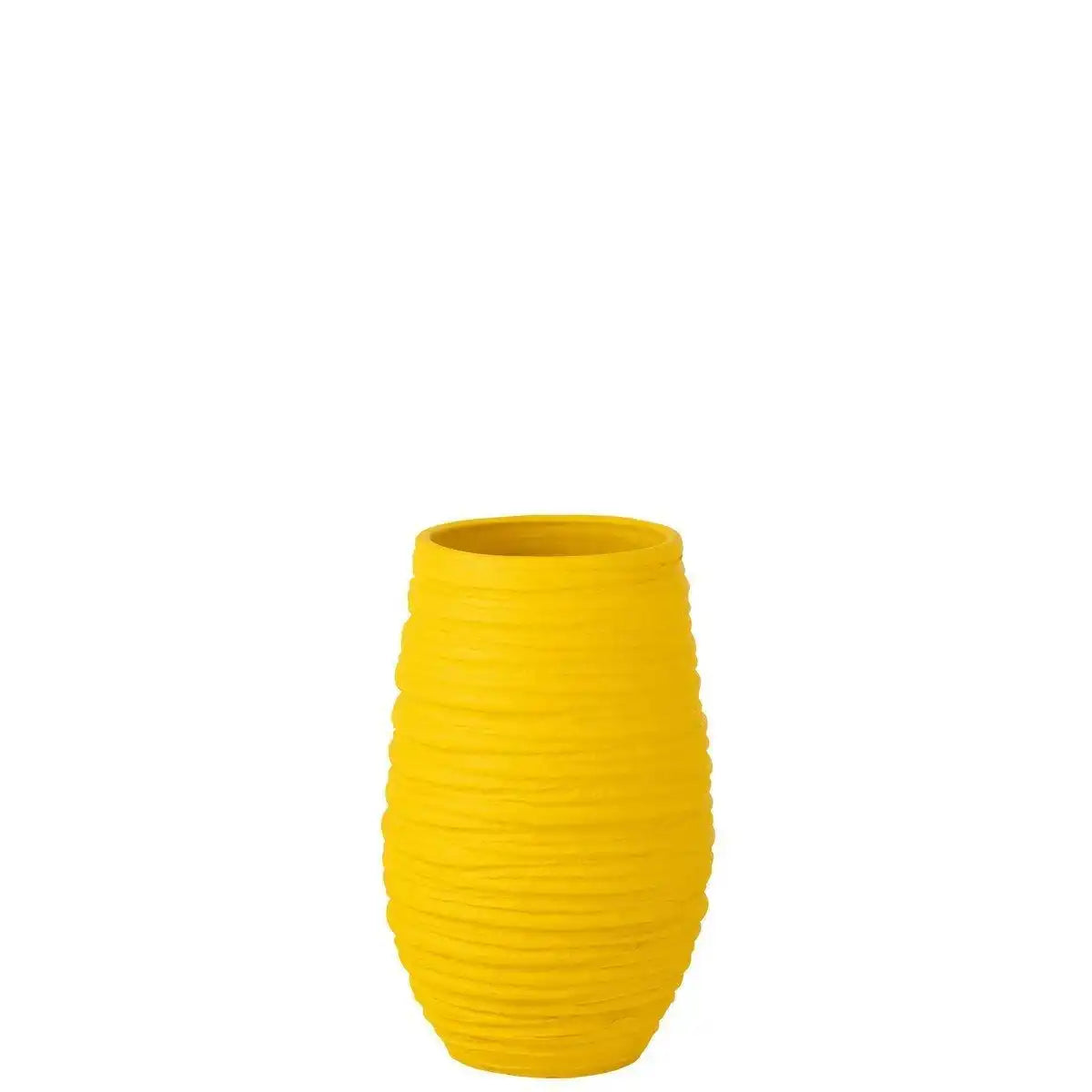 Vase Fiesta Keramik Gelb Groß - HomeDesign Knaus