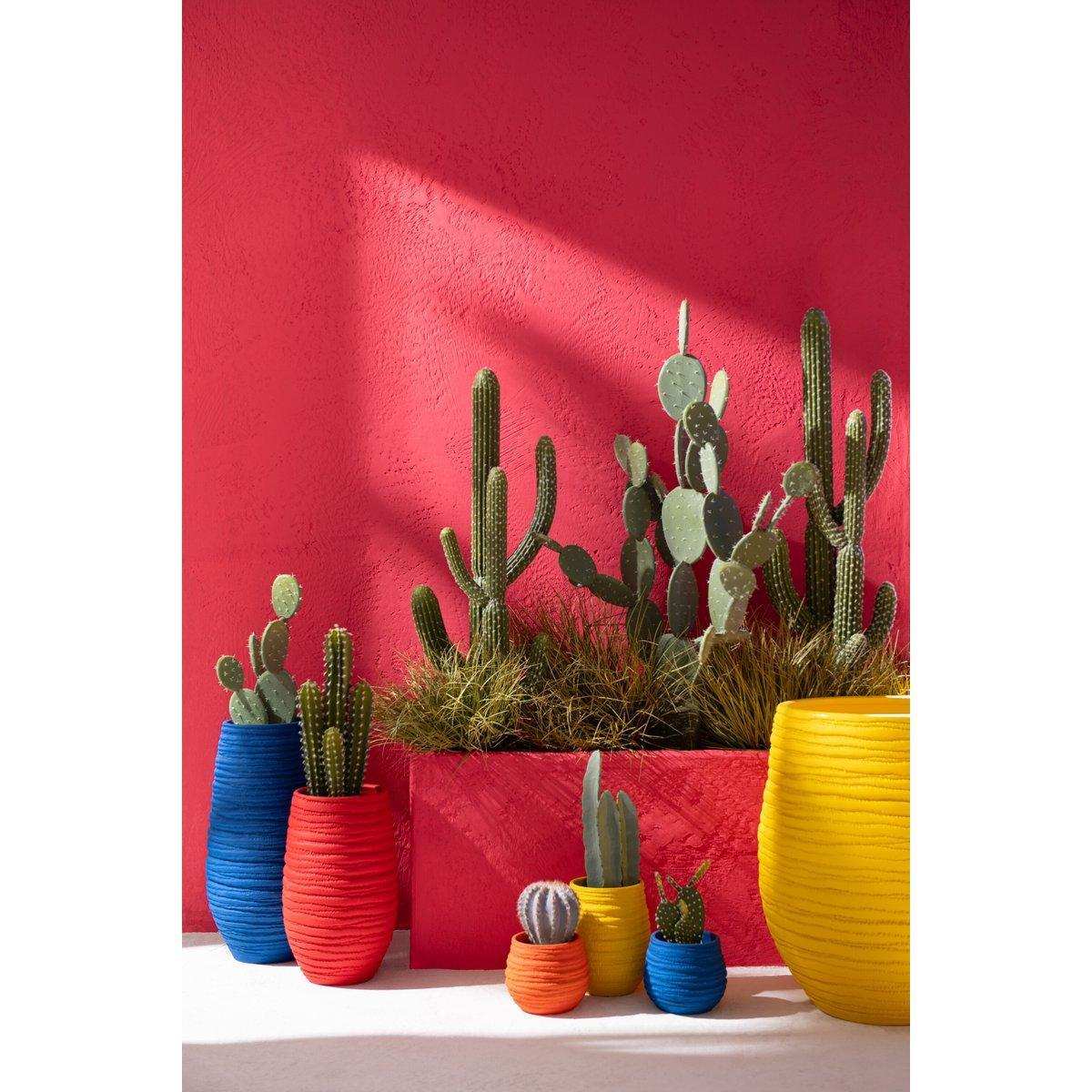 Vase Fiesta Keramik Rot Groß - HomeDesign Knaus