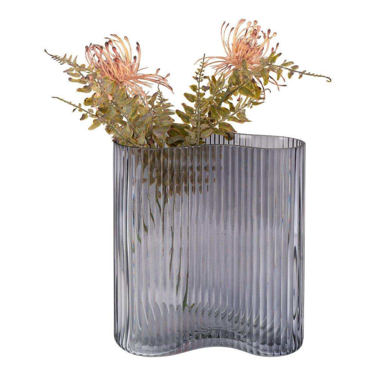 Vase - Geräuchert - HomeDesign Knaus