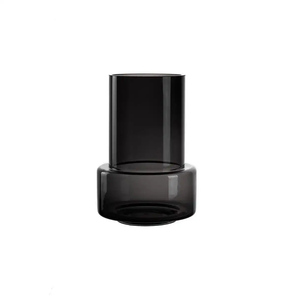 Vase im modernen Retro-Design, tiefgraue Farbe, TYLER12GR - HomeDesign Knaus