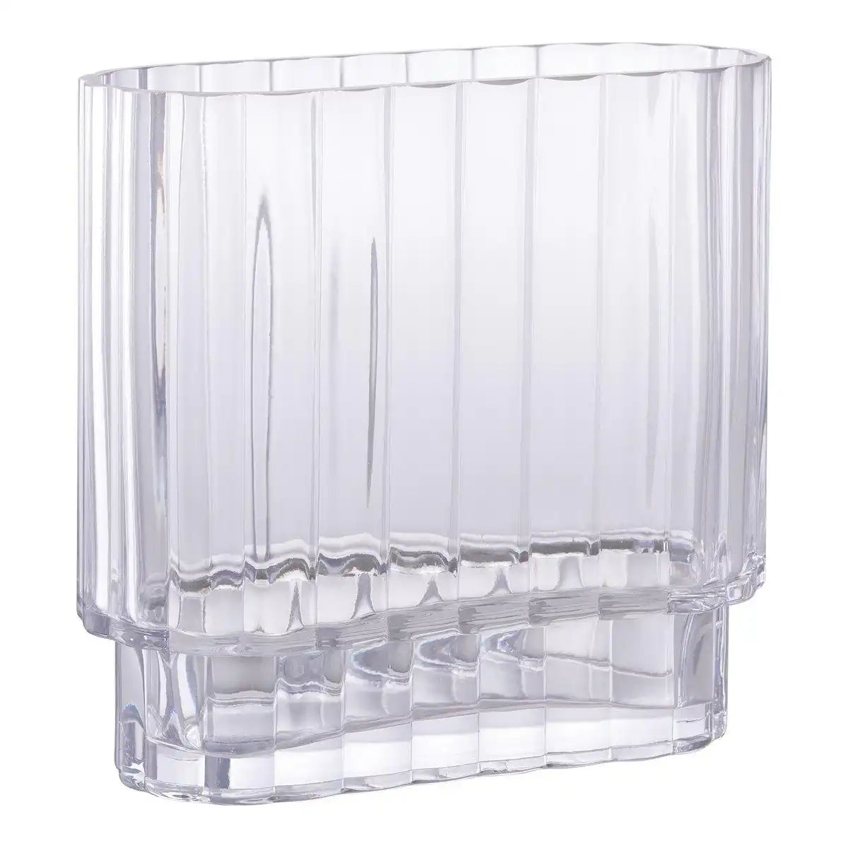 Vase - klares Glas, 20x9x19,5 cm - HomeDesign Knaus