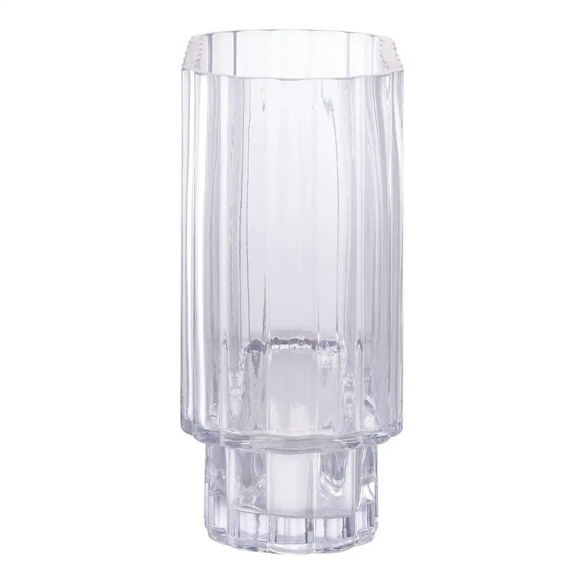Vase - klares Glas, 20x9x19,5 cm - HomeDesign Knaus