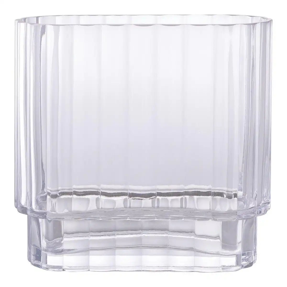 Vase - klares Glas, 20x9x19,5 cm - HomeDesign Knaus