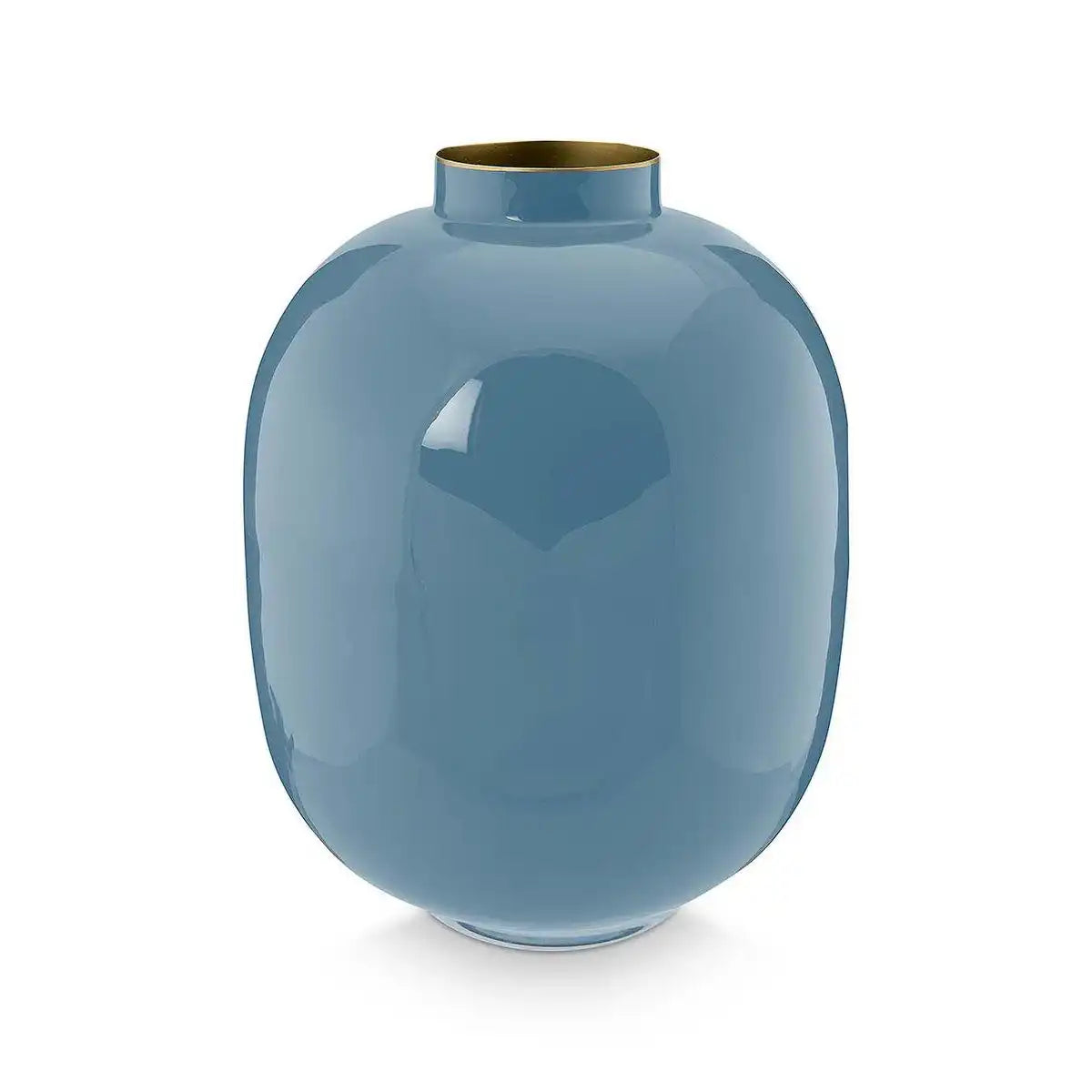 Vase Metall Blau 32cm - HomeDesign Knaus