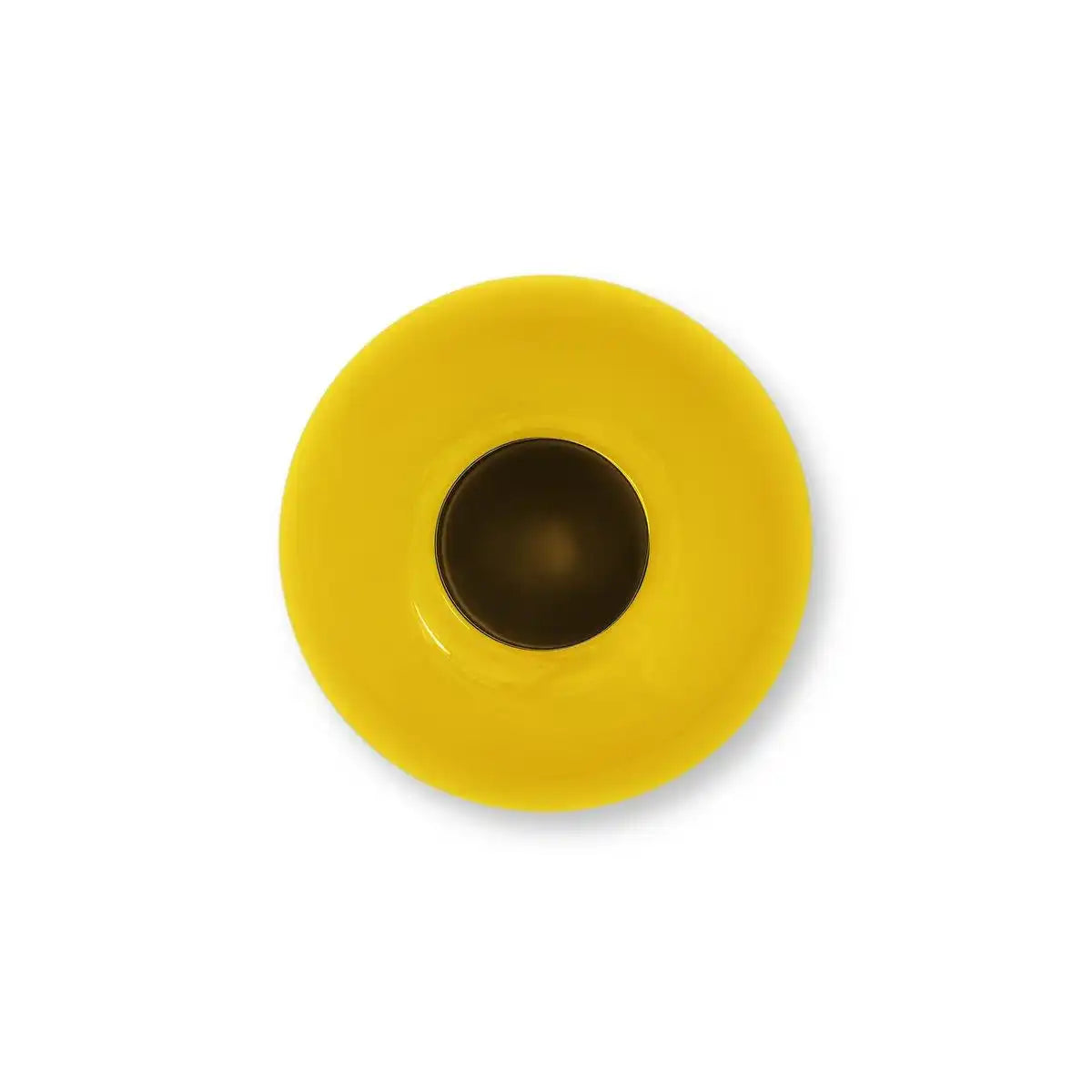 Vase Metall Gelb 23cm - HomeDesign Knaus