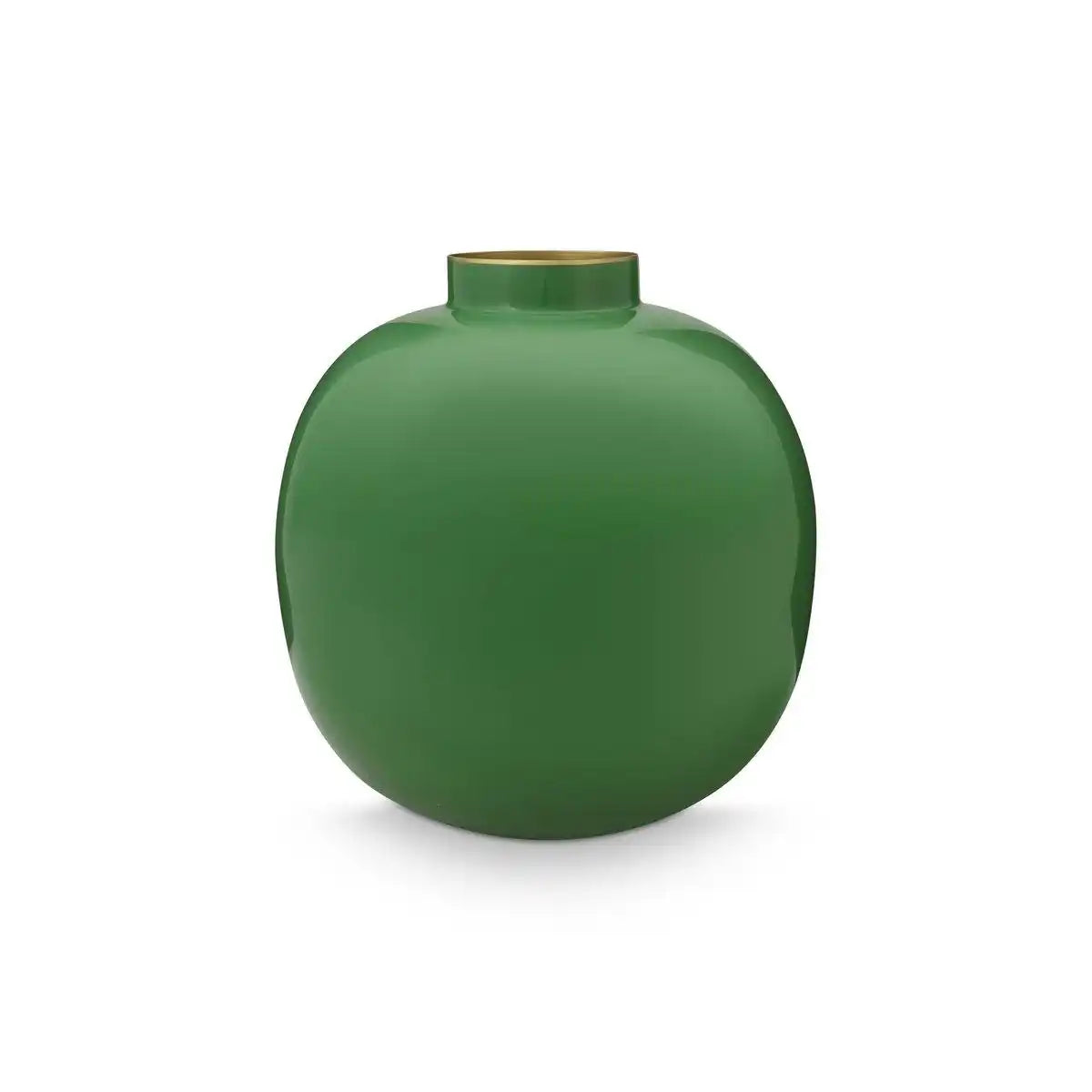 Vase Metall Grün 23cm - HomeDesign Knaus